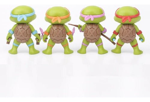 Figuras Coleccionables 8 Cm - Tortugas Ninja 4 Piezas - Koh Darshan