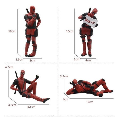 Figuras Coleccionables Deadpool 10 Cm Modelo A Elegir - Koh Darshan