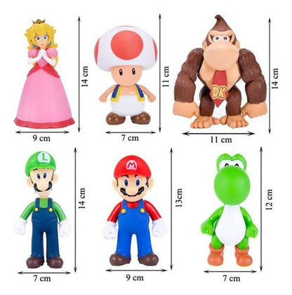 Figuras Coleccionables - Mario Bros Personaje A Elegir - Koh Darshan