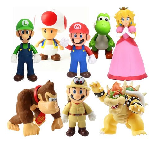 Figuras Coleccionables - Mario Bros Personaje A Elegir - Koh Darshan