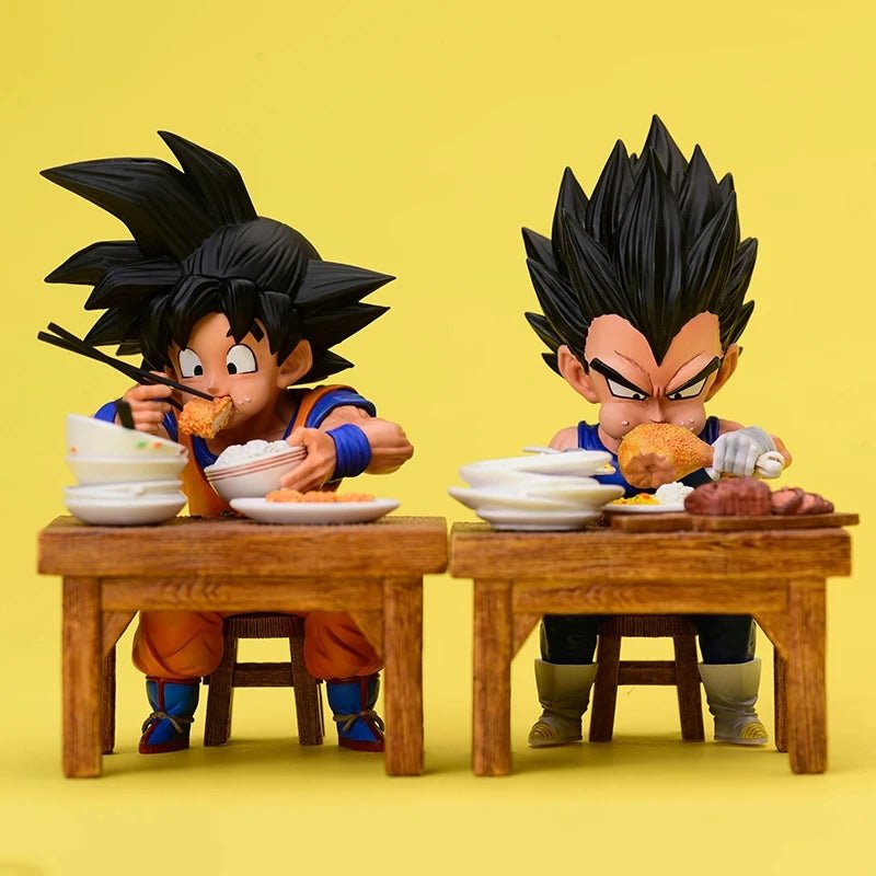 Figuras De Acción Coleccionable - Gokú y Vegeta comiendo Dragon Ball Z - Koh Darshan