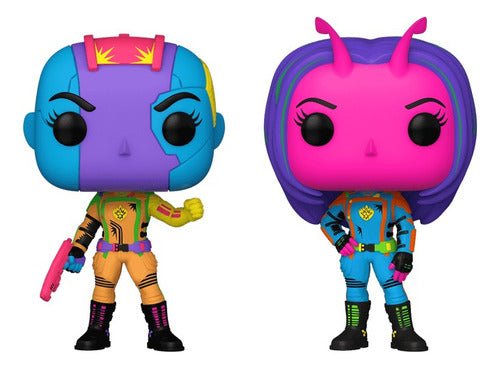 Funko Guardianes De La Galaxia 3 Mantis Y Nebula Blacklight - Koh Darshan