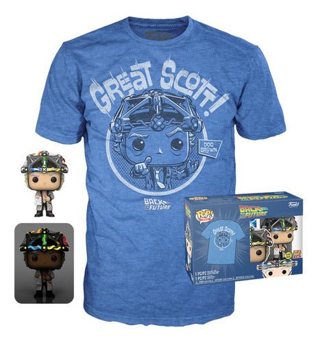 Funko Playera Y Figura #959 Volver Al Futuro - Doc Con Casco - Koh Darshan