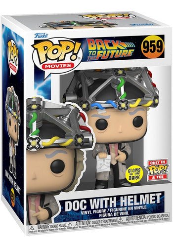 Funko Playera Y Figura #959 Volver Al Futuro - Doc Con Casco - Koh Darshan