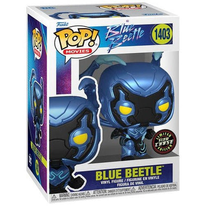 Funko Pop #1403 Dc Blue Beetle - Blue Beetle Glow Chase - Koh Darshan