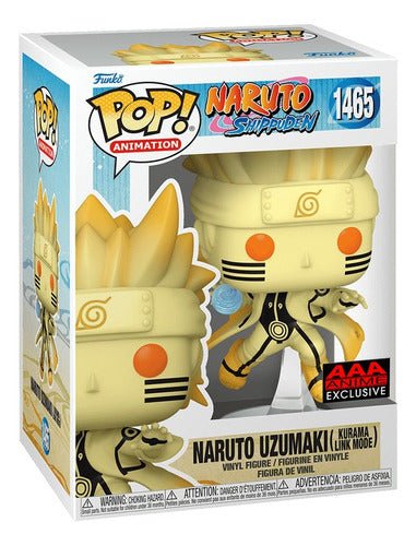 Funko Pop #1465 Naruto Uzumaki Modo Link Kurama Exclusivo - Koh Darshan