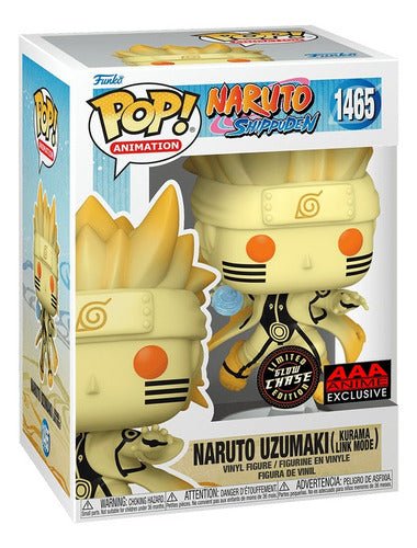 Funko Pop #1465 Naruto Uzumaki Modo Link Kurama Glow Chase - Koh Darshan