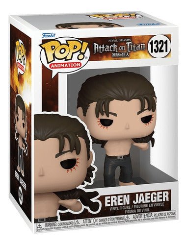 Funko Pop Animation #1321 Attack On Titan - Eren Jeager - Koh Darshan