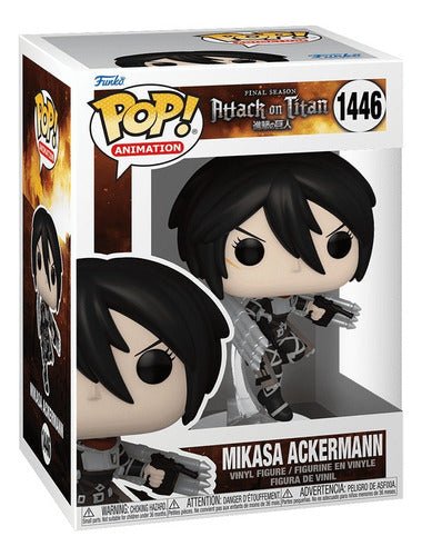 Funko Pop Animation #1446 Attack On Titan - Mikasa Ackerman - Koh Darshan