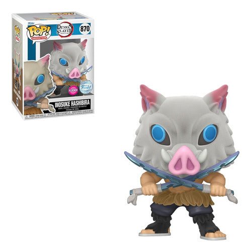 Funko Pop! Animation #870 Demon Slayer - Inosuke Flocked - Koh Darshan