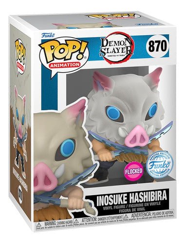 Funko Pop! Animation #870 Demon Slayer - Inosuke Flocked - Koh Darshan