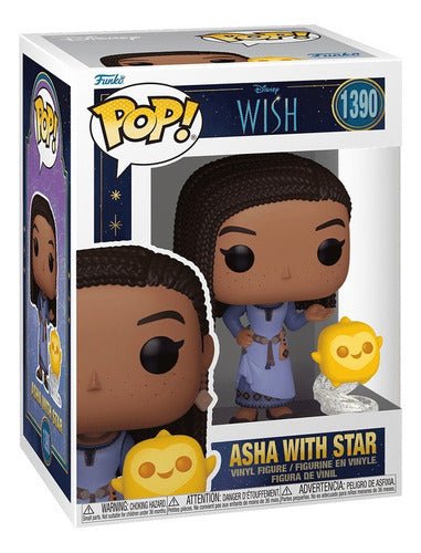 Funko Pop Disney #1390 Wish - Asha Con Star - Koh Darshan