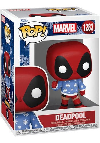 Funko Pop Holiday #1283 - Deadpool Con Sueter De Navidad - Koh Darshan