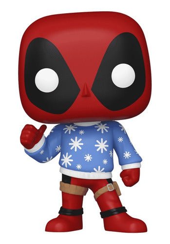 Funko Pop Holiday #1283 - Deadpool Con Sueter De Navidad - Koh Darshan