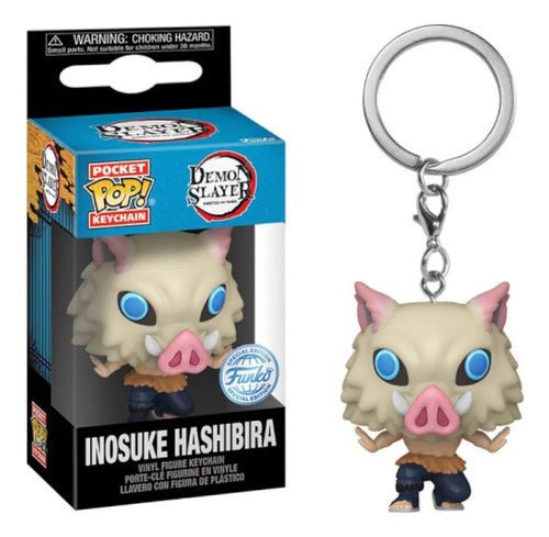 Funko Pop Keychain: Demon Slayer - Inosuke Hashibira Llavero - Koh Darshan