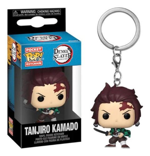 Funko Pop Keychain: Demon Slayer - Tanjiro Kamado Llavero - Koh Darshan