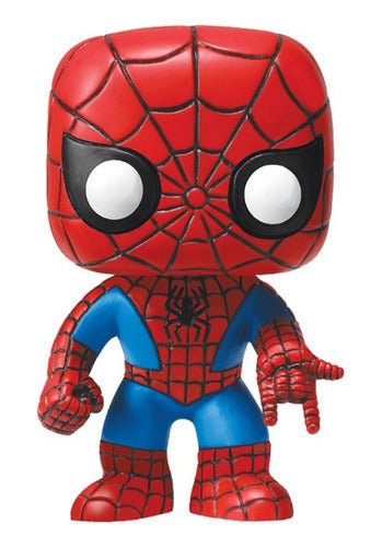 Funko Pop Marvel #03 Spiderman Version Comic Bobble Head - Koh Darshan