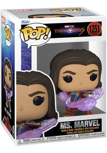 Funko Pop Marvel #1251 The Marvels - Ms Marvel Pose De Lucha - Koh Darshan