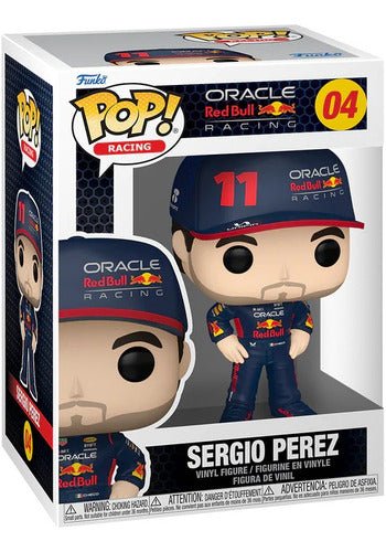 Funko Pop Racing #04 Fórmula 1 Red Bull - Sergio Checo Perez - Koh Darshan