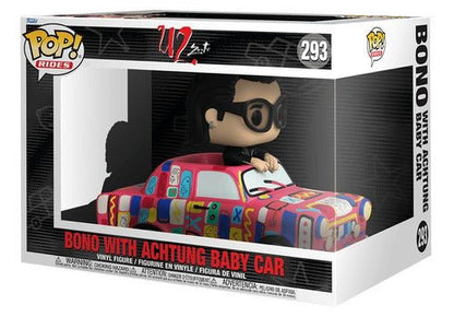 Funko Pop Ride Super Deluxe #293 U2 - Bono Achtung Baby Car - Koh Darshan