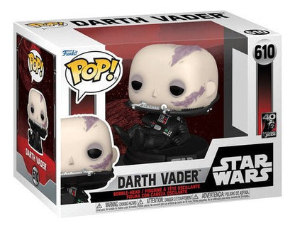 Funko Pop Star Wars #610 - Darth Vader Sin Mascara - Koh Darshan