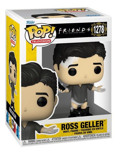 Funko Pop Tv #1278 Friends - Ross Con Pantalones De Cuero - Koh Darshan