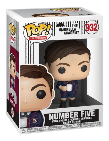 Funko Pop Tv #932 The Umbrella Academy - Número Cinco - Koh Darshan