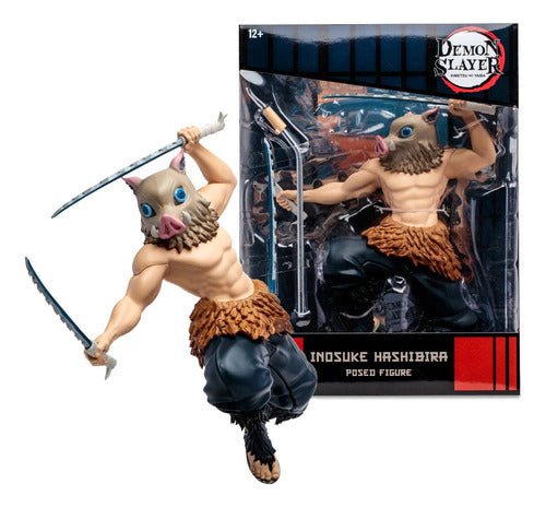 Mcfarlane Estatua Demon Slayer Inosuke Hashibira 12 Pulgadas - Koh Darshan