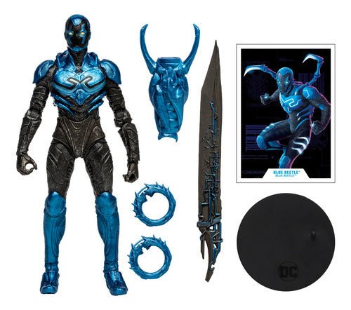 Mcfarlane Figura De Accion: Dc Blue Beetle 7 Pulgadas - Koh Darshan