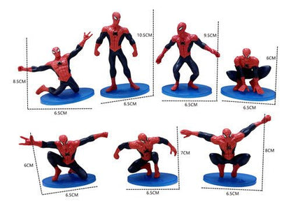 Pack 7 Mini Figuras Coleccionables Spiderman - Koh Darshan