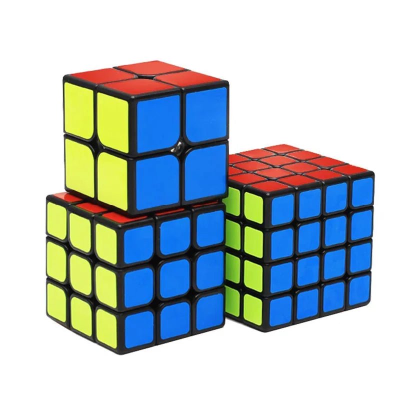 Paquete de Cubos QiYi Speedcube 8 piezas - 2x2, 3x3, 4x4, Mirror, Skewb, Pyraminx, Megaminx - Koh Darshan