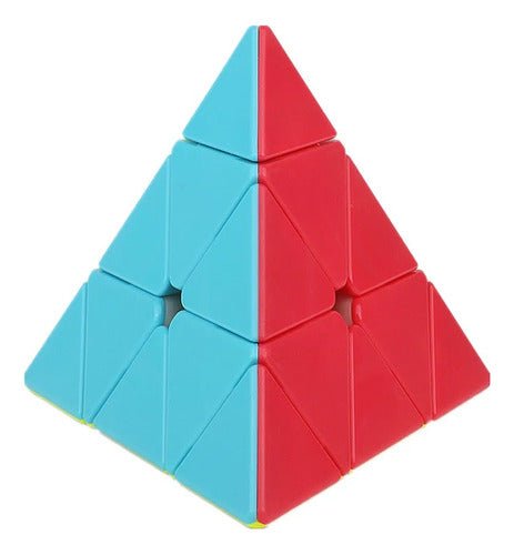 Pyraminx Stickerless Speedcube Qiyi Qi Ming S2 - Koh Darshan