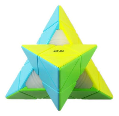 Pyraminx Stickerless Speedcube Qiyi Qi Ming S2 - Koh Darshan