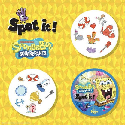 Spot It! Dobble Juego De Mesa - Bob Esponja - Koh Darshan