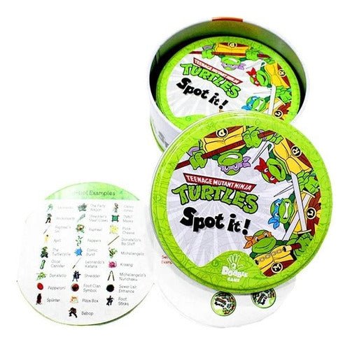 Spot It! Dobble Juego De Mesa - Tortugas Ninja - Koh Darshan